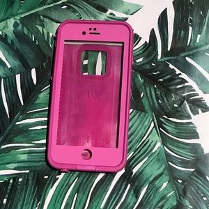 Pink Lifeproof IPhone 6 case